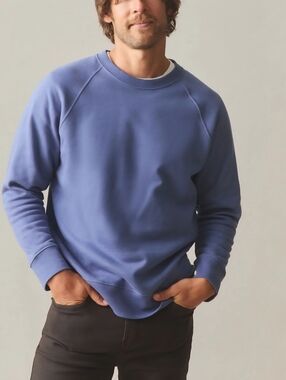 American Giant Midweight Sweatshirt Men's Large Fleece Lined Pullover